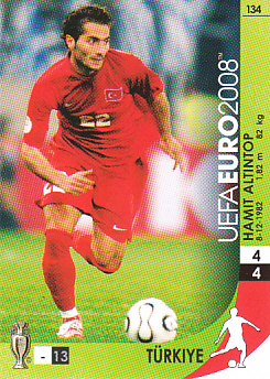 Hamit Altintop Turkey Panini Euro 2008 Card Game #134
